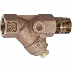 Watts - 1-1/4" Fit, Strainer - Brass - Apex Tool & Supply