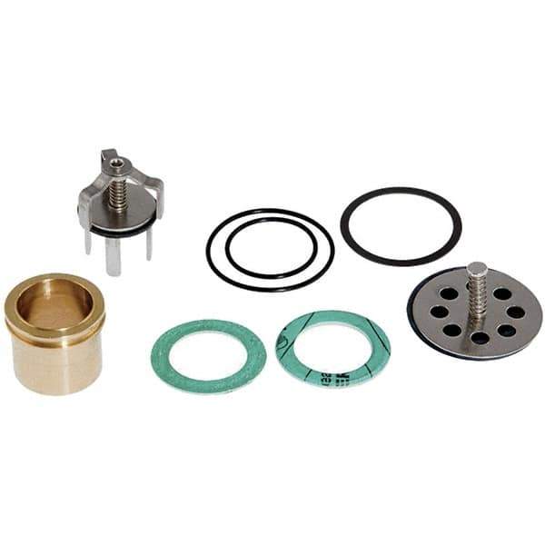 Watts - 1/2 to 3/4" Fit, Dual Check Valve Repair Kit - Brass, Stainless Steel, Rubber - Apex Tool & Supply