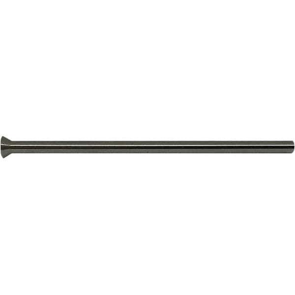 Gibraltar - 0.14" Pin Diam, 1/4" Head Diam x 0.1764" Head Height, 2-1/2" OAL, Conical Pin - High Speed Steel - Apex Tool & Supply