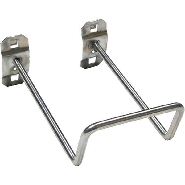 NMC - 5" Long Double Closed End Loop Pegboard Hook - 5" Projection, 80° Bend, Steel - Apex Tool & Supply