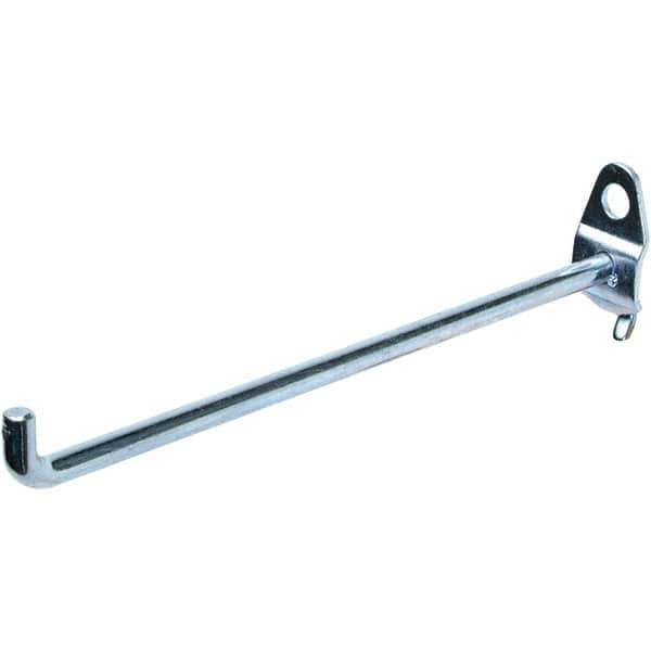 NMC - 6" Long Pegboard Hook - 6" Projection, 90° Bend, Steel - Apex Tool & Supply