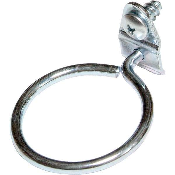 NMC - 2-1/2" Long Single Ring Tool Holder Pegboard Hook - 2-1/2" Projection, Steel - Apex Tool & Supply