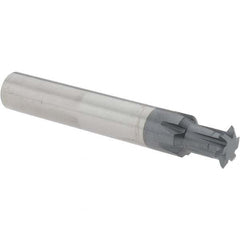 Accupro - 3/8° 3/8" Cut Diam, 0.072" Cut Width, 3/8" Shank, Solid Carbide Double-Angle Cutter - Apex Tool & Supply