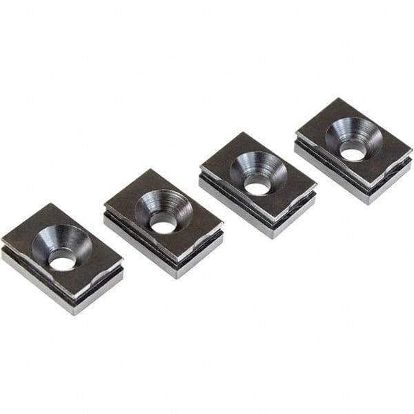 Air Vise Workholding - 2 Piece Vise Workholding Grapplers - Alloy Steel, 12.75mm Long, 1/4" High - Apex Tool & Supply