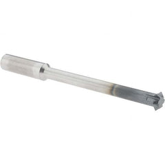 Accupro - 3/8° 3/8" Cut Diam, 1/8" Cut Width, 3/8" Shank, Solid Carbide Double-Angle Cutter - Apex Tool & Supply