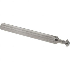 Accupro - 3/16° 3/16" Cut Diam, 0.093" Cut Width, 3/16" Shank, Solid Carbide Double-Angle Cutter - Apex Tool & Supply