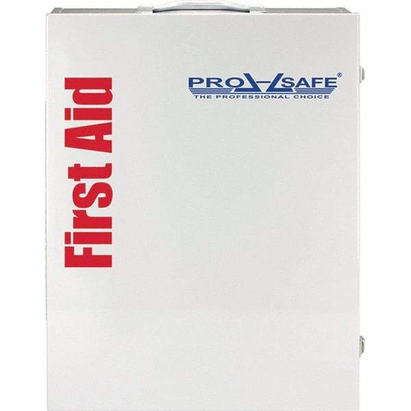 PRO-SAFE - 909 Piece, 150 Person, Smartcompliance Kit - 5-1/2" Wide x 16-1/2" Deep x 23" High, Metal Cabinet - Apex Tool & Supply