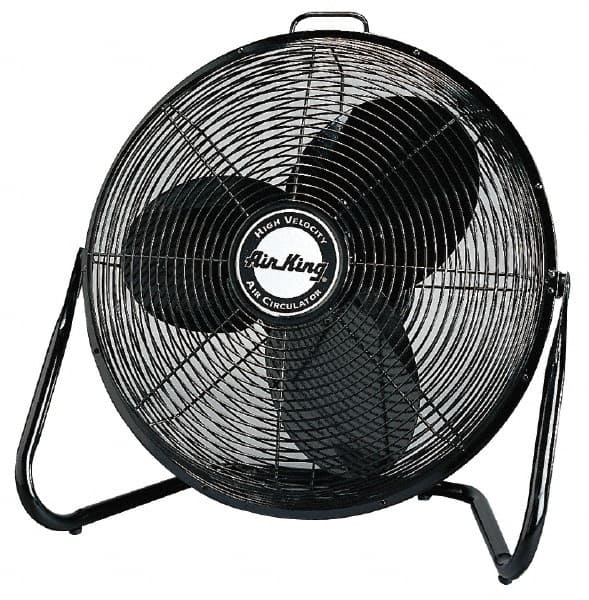 Air King - 20" Blade, 2,025, 2,650 & 3,625 CFM, Low Floor Stand Industrial Circulation Fan - Apex Tool & Supply