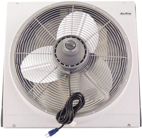 Air King - 20" Blade, 3,560 Max CFM, Window Fan - 1.8/3.2 Amps, 110 Volts, 3 Speed - Apex Tool & Supply