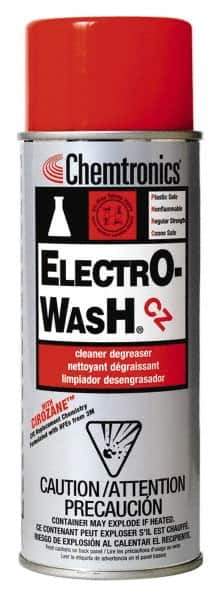 Chemtronics - 12 Ounce Aerosol Electrical Grade Cleaner/Degreaser - 17 kV Dielectric Strength, Nonflammable, Plastic Safe - Apex Tool & Supply