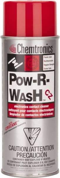 Chemtronics - 12 Ounce Aerosol Contact Cleaner - 31 kV Dielectric Strength, Nonflammable, Plastic Safe - Apex Tool & Supply