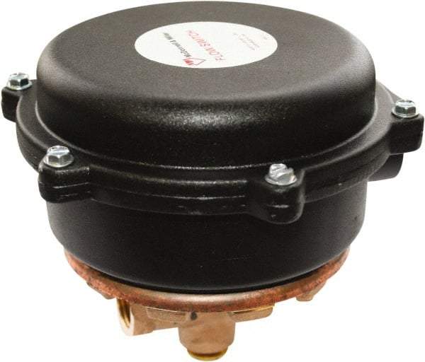 McDonnell & Miller - 100 psi, Brass Housing, Adjustable Paddle Flow Switch - 0.41 Flow Set Point, 1,863 Flow Point cc/min, 0.41 1.81 GPM, 120/240 Voltage, 1/2 Inch Thread Size - Apex Tool & Supply