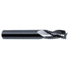 1/2" Dia. - 3" OAL - 30° Helix Bright CBD - End Mill - 3 FL - Apex Tool & Supply