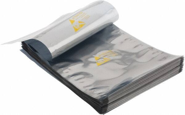 Value Collection - 12" Long x 8" Wide, 3 mil Thick, Clear Metalized Static Shield Bag - Metal-In - Apex Tool & Supply