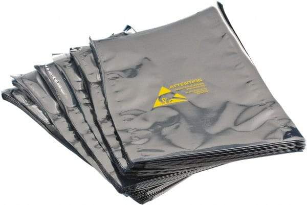 Value Collection - 10" Long x 6" Wide, 3 mil Thick, Clear Metalized Static Shield Bag - Metal-In - Apex Tool & Supply