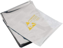 Value Collection - 6" Long x 4" Wide, 3 mil Thick, Clear Metalized Static Shield Bag - Metal-In - Apex Tool & Supply
