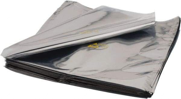Value Collection - 18" Long x 18" Wide, 3 mil Thick, Clear Metalized Static Shield Bag - Metal-In - Apex Tool & Supply