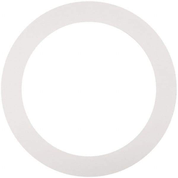 Made in USA - 6" Pipe, Flange Gasket - Gore-Tex GR, White, 1/16" Thick - Apex Tool & Supply