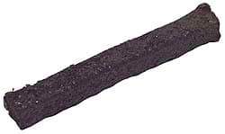 Made in USA - 5/8" x 4.7' Spool Length, Acrylic Fiber Graphite Yarn Compression Packing - 500° F Max, Dark Gray - Apex Tool & Supply