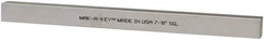 Made in USA - 12" Long x 7/8" High x 7/8" Wide, Zinc-Plated Oversized Key Stock - C1018 Steel - Apex Tool & Supply