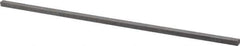 Made in USA - 12" Long x 1/4" High x 1/4" Wide, Over/Undersized Key Stock - 1090/1095 Steel - Apex Tool & Supply