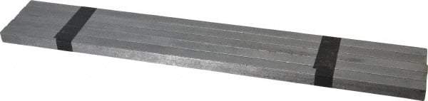 Made in USA - 12" Long x 3/8" High x 3/8" Wide, Over/Undersized Key Stock - 1090/1095 Steel - Apex Tool & Supply