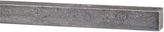 Made in USA - 12" Long x 1/2" High x 1/2" Wide, Over/Undersized Key Stock - 1090/1095 Steel - Apex Tool & Supply