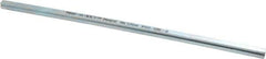 Made in USA - 12" Long, Zinc-Plated Step Key Stock for Gears - C1018 Steel - Apex Tool & Supply