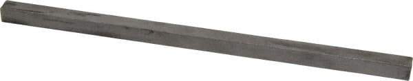 Made in USA - 12" Long x 1/2" High x 1/2" Wide, Undersized Key Stock - 18-8 Stainless Steel - Apex Tool & Supply