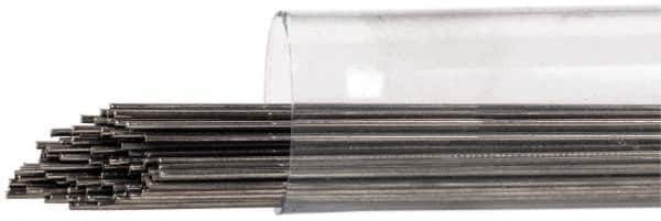 Value Collection - 8 Gage, 0.02 Inch Diameter x 1 Ft. Long, 302/304 Cut and Straightened Music Wire - ASTM A580 - Apex Tool & Supply