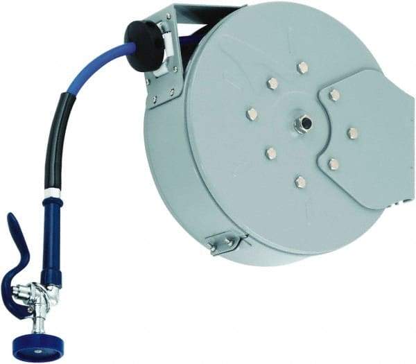T&S Brass - 30' Spring Retractable Hose Reel - 300 psi, Hose Included - Apex Tool & Supply