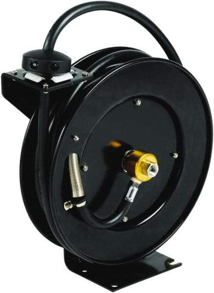 T&S Brass - 35' Spring Retractable Hose Reel - 300 psi, Hose Included - Apex Tool & Supply