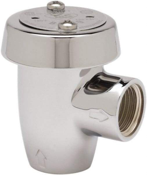T&S Brass - 1/2" Fit, Vacuum Breaker Assembly - Chrome - Apex Tool & Supply