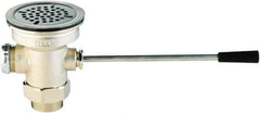 T&S Brass - Drain Component - Includes Waste Drain Valve and Adapter - Apex Tool & Supply
