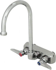 T&S Brass - Standard, 2 Way Design, Wall Mount, Workboard Wall Mount Faucet - 8-3/4 Inch Spout, Lever Handle - Apex Tool & Supply