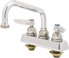 T&S Brass - Standard, 2 Way Design, Deck Mount, Workboard Deck Mount Faucet - 6 Inch Spout, Lever Handle - Apex Tool & Supply