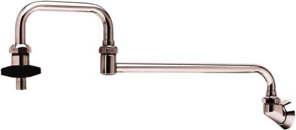 T&S Brass - Faucet Mount, Single Hole Kitchen Faucet - Pot and Kettle Filling Faucet, Insulated Handle, Low Arc Spout, No Drain - Apex Tool & Supply