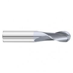 1/2 x 1 x 3 2 Flute Ball Nose End Mill- Series 3215SD - Apex Tool & Supply