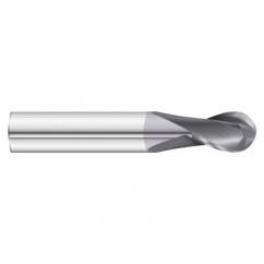 7/16 x 3/4 x 2-3/4 2 Flute Ball Nose End Mill- Series 3215STB - Apex Tool & Supply