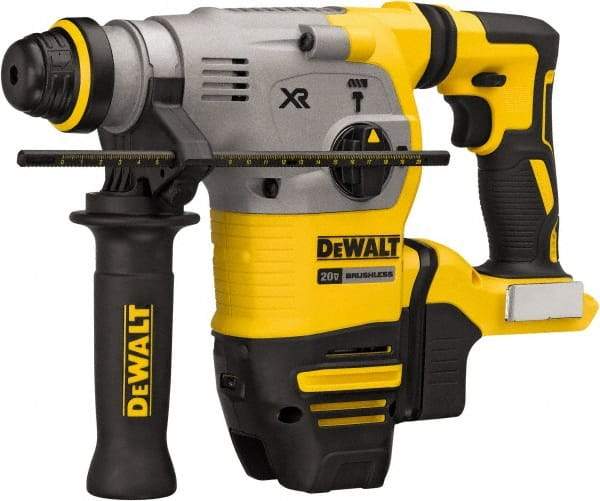 DeWALT - 20 Volt 1-1/8" SDS Plus Chuck Cordless Rotary Hammer - 0 to 4,480 BPM, 0 to 1,500 RPM, Reversible - Apex Tool & Supply