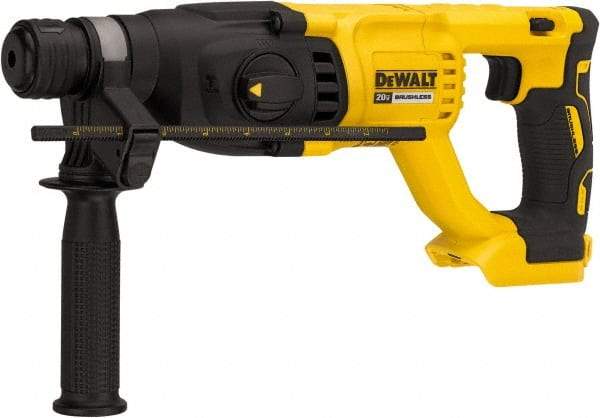 DeWALT - 20 Volt 1" SDS Plus Chuck Cordless Rotary Hammer - 0 to 5,550 BPM, 0 to 1,500 RPM, Reversible - Apex Tool & Supply
