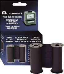 Acroprint Time Recorder - 4" High x 1-5/16" Wide Time Clock Replacement Ribbon - Blue, Use with Acroprint 125 and 150 models - Apex Tool & Supply