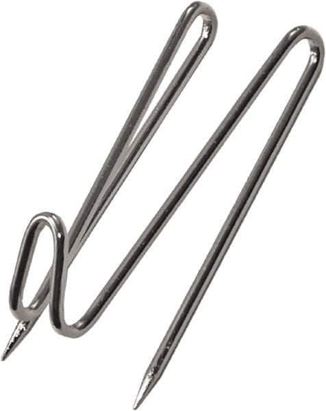 ADVANTUS - 25 Hooks, 1" Long x 1" Deep, Metal Hook Panel - 2-1/2" High - Apex Tool & Supply