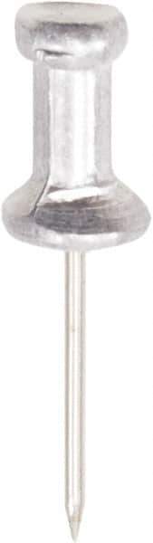 GEM - Silver Push Pins - Use with Walls - Apex Tool & Supply