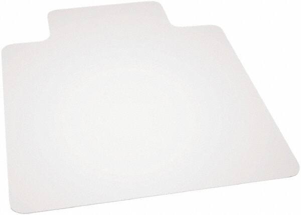 Ability One - 60" Long x 46" Wide, Chair Mat - Rectangular, Beveled Edge Style - Apex Tool & Supply