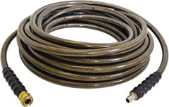 Simpson - 4,500 Max psi Fixed Pressure Washer Hose - 50' Long, Polyurethane, NPT, Female & Male - Apex Tool & Supply
