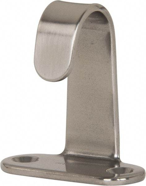 Sugatsune - 7/8" Wide x 0.0980" Thick, Flat Hook - 1-7/8" Projection, Polished - Apex Tool & Supply