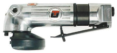 Universal Tool - 4" Wheel Diam, 12,000 RPM, Pneumatic Angle & Disc Grinder - 3/8-24 Spindle, 28 CFM - Apex Tool & Supply