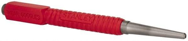 Stanley - 3/32" Nail Punch - 5" OAL, Steel - Apex Tool & Supply