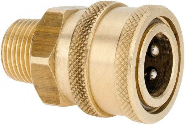 Value Collection - 4,200 Max psi Pressure Washer Socket - Brass, Male - Apex Tool & Supply